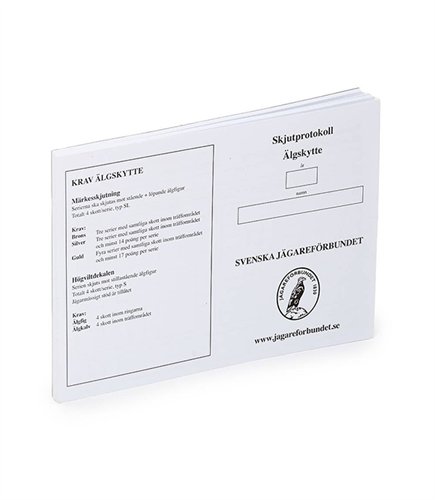 Skjutprotokoll, Älgskytte